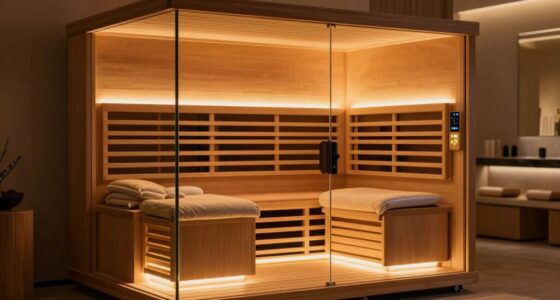 affordable dual infrared saunas