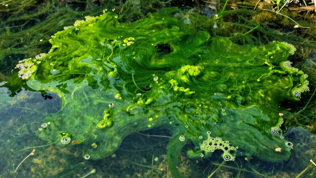 algae cause water discoloration