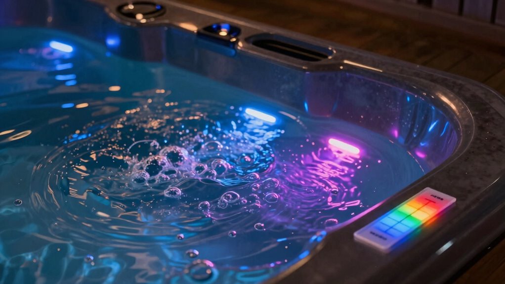 alkalinity stabilizes sanitizer effects