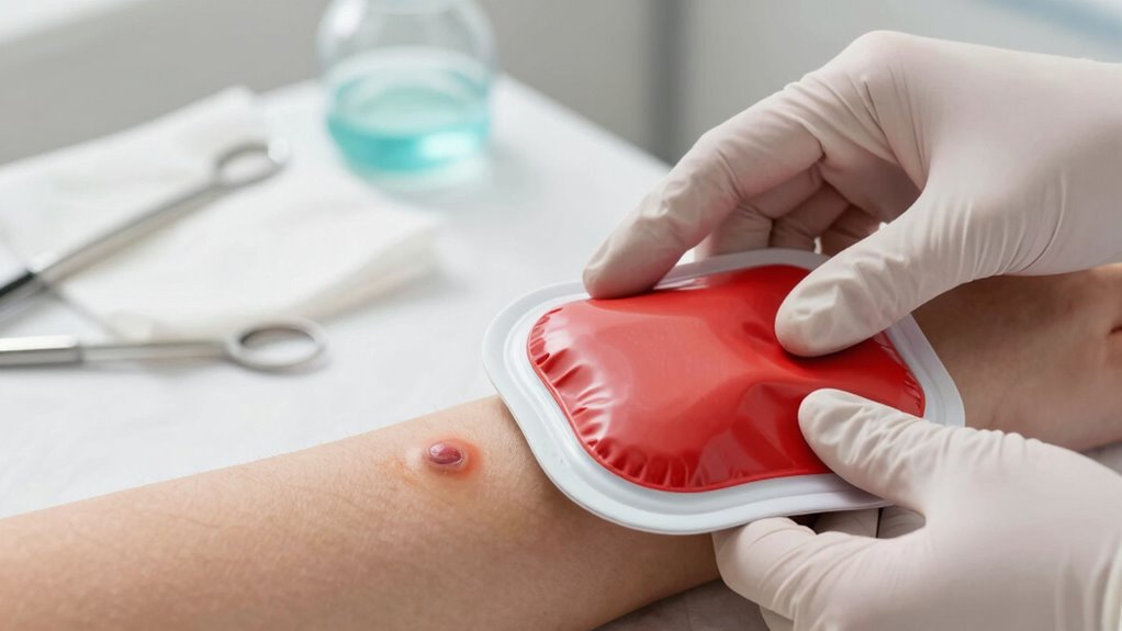 avoid heat on healing wounds