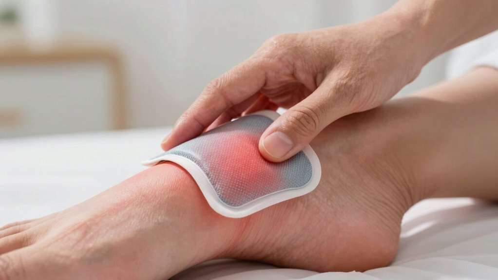 avoid heat on inflamed injuries