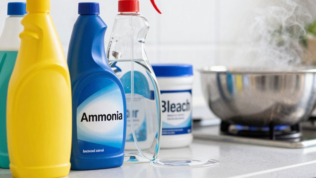 avoid mixing toxic chemicals