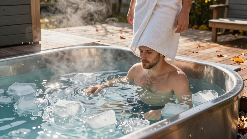 avoid rushing into cold water