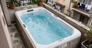 balcony plunge limits drainage
