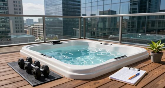 balcony plunge weight water neighbors