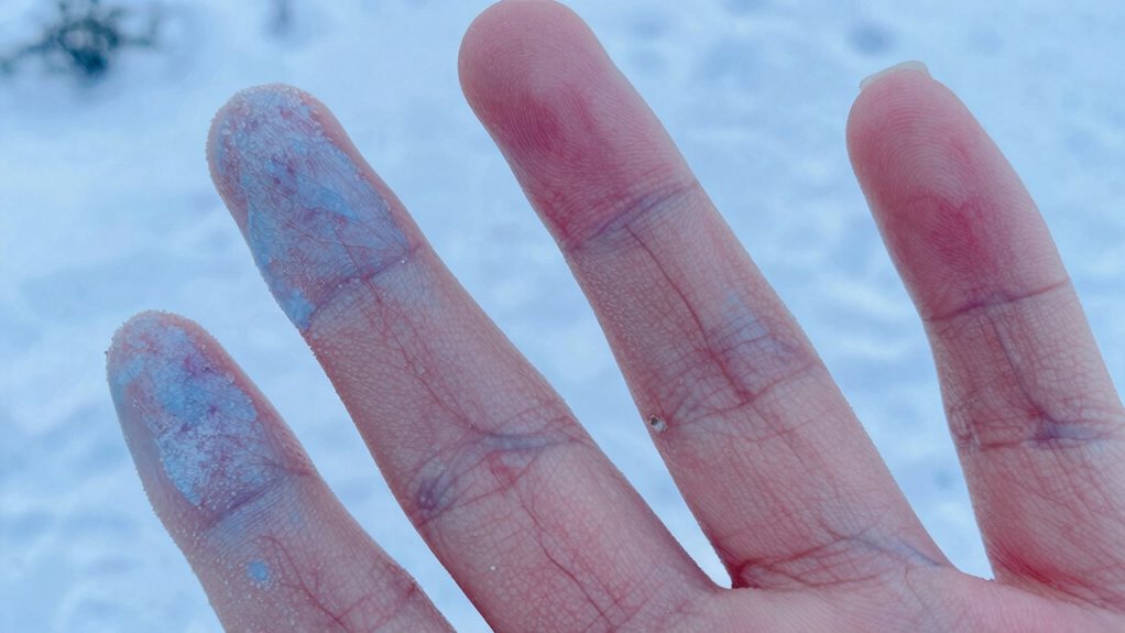 body narrows blood vessels