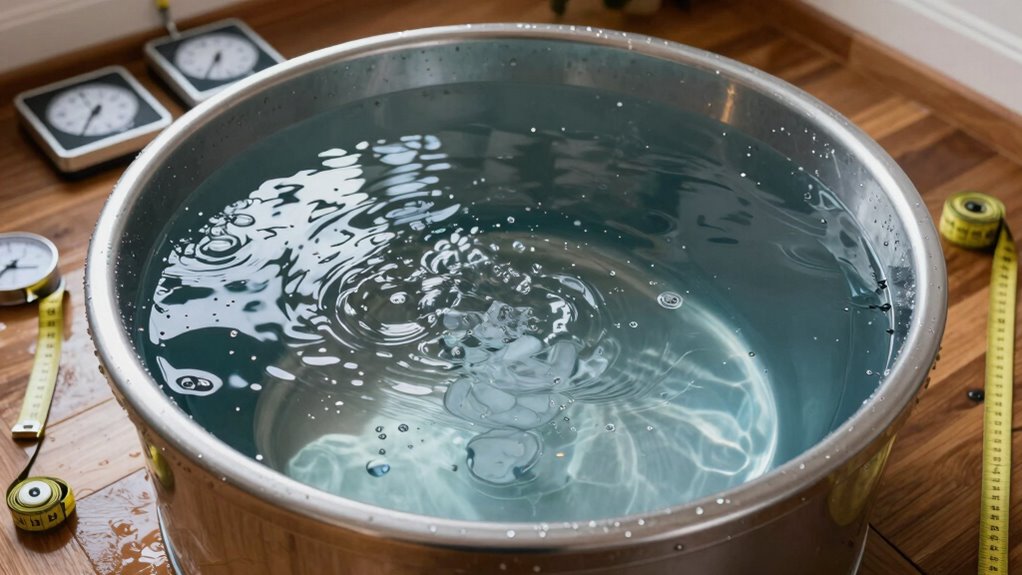 calculate water and structure