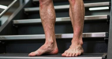 calf and ankle burning