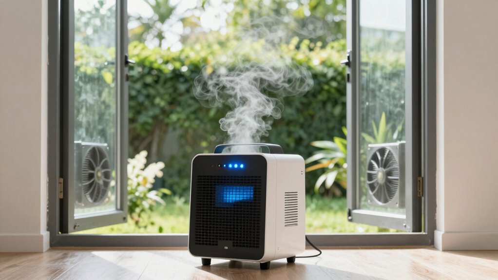 call professionals for ozone safety