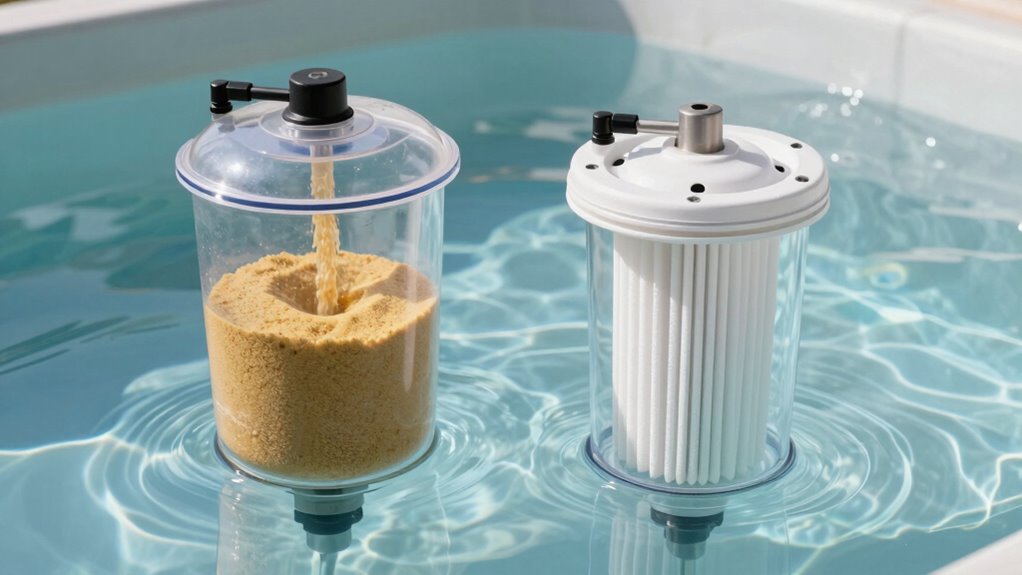 cartridge filters ensure clarity