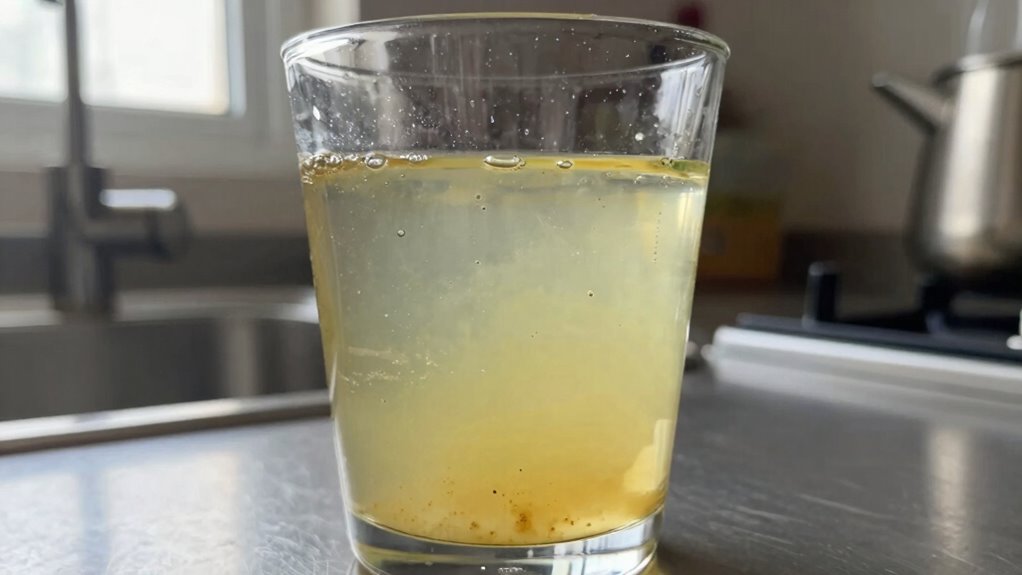 causes of yellow tap water