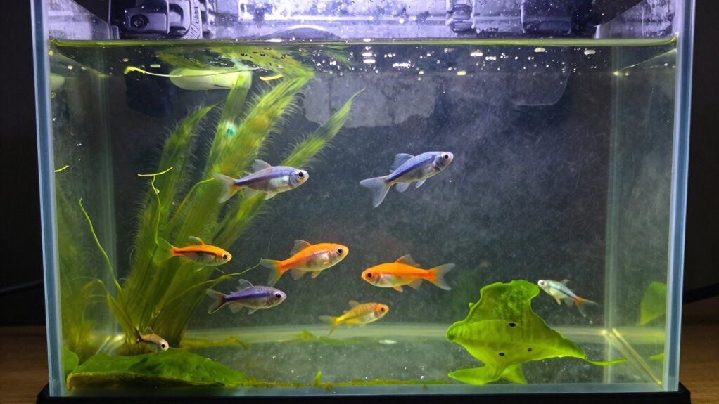change water when algae appears