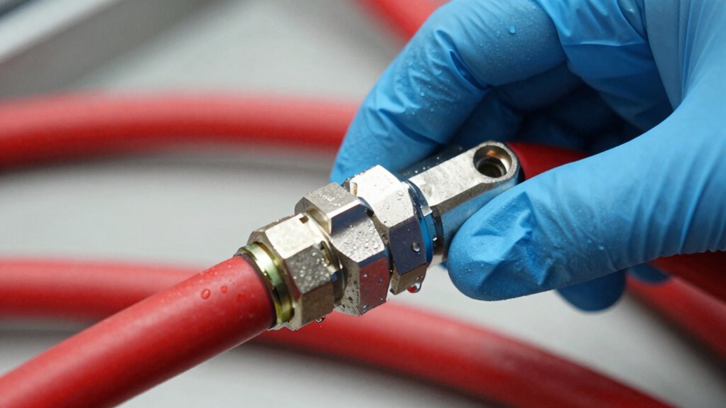 check seals and alignment