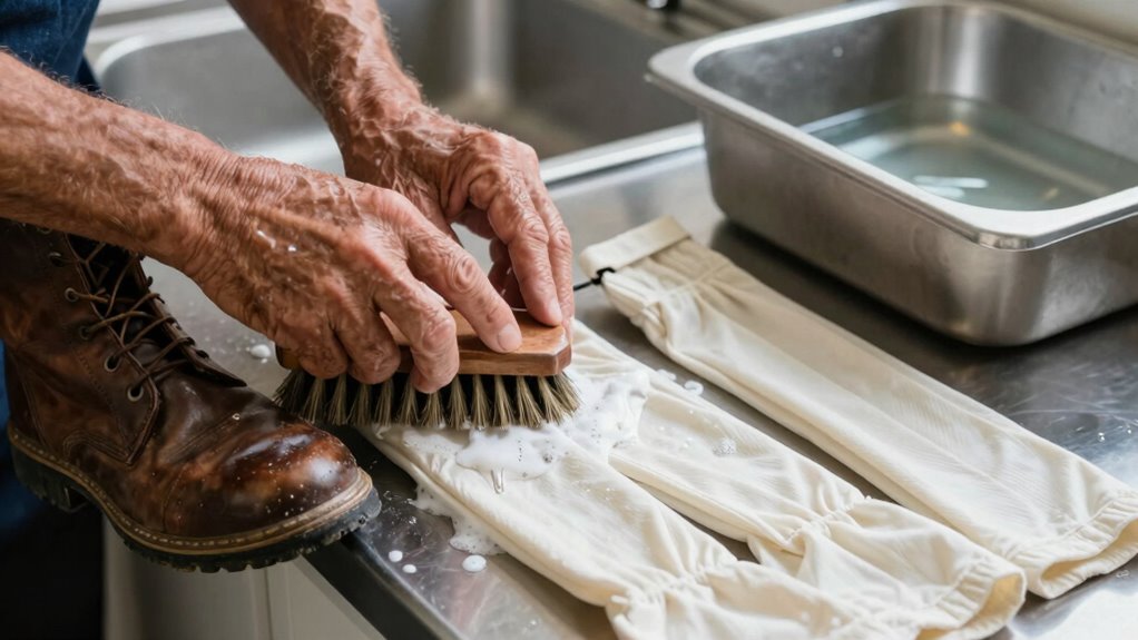 clean disinfect dry thoroughly