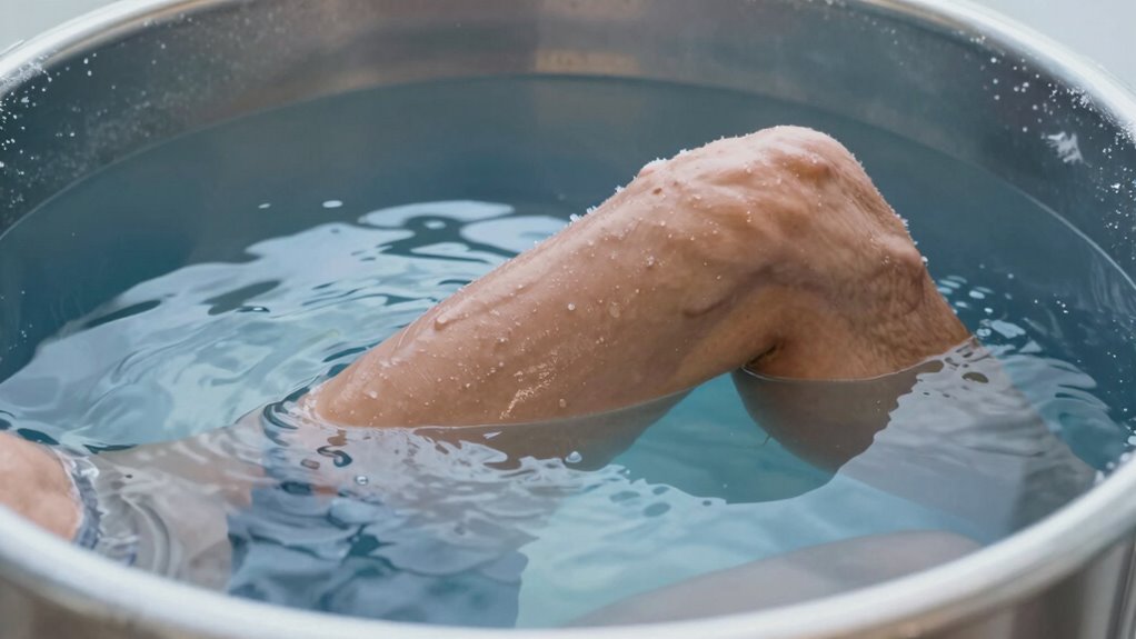 cold therapy offers temporary relief