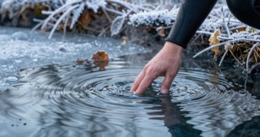 cold water calms catastrophic thoughts