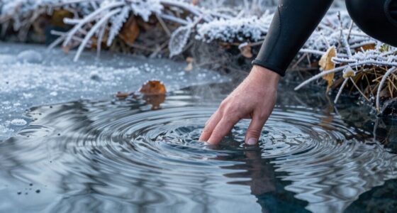 cold water calms catastrophic thoughts