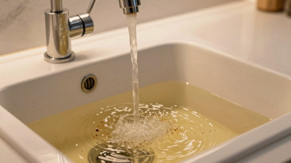 common causes of discolored water