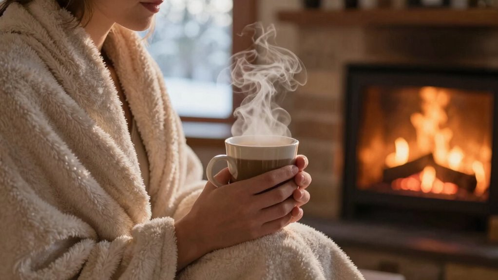 controlled breathing and gentle warming