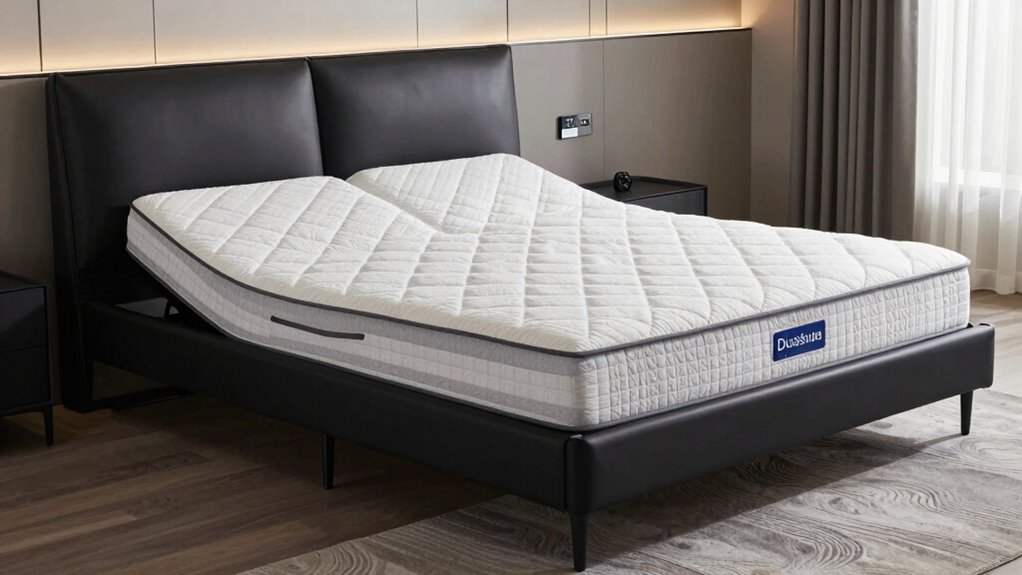 cooling bed frame features