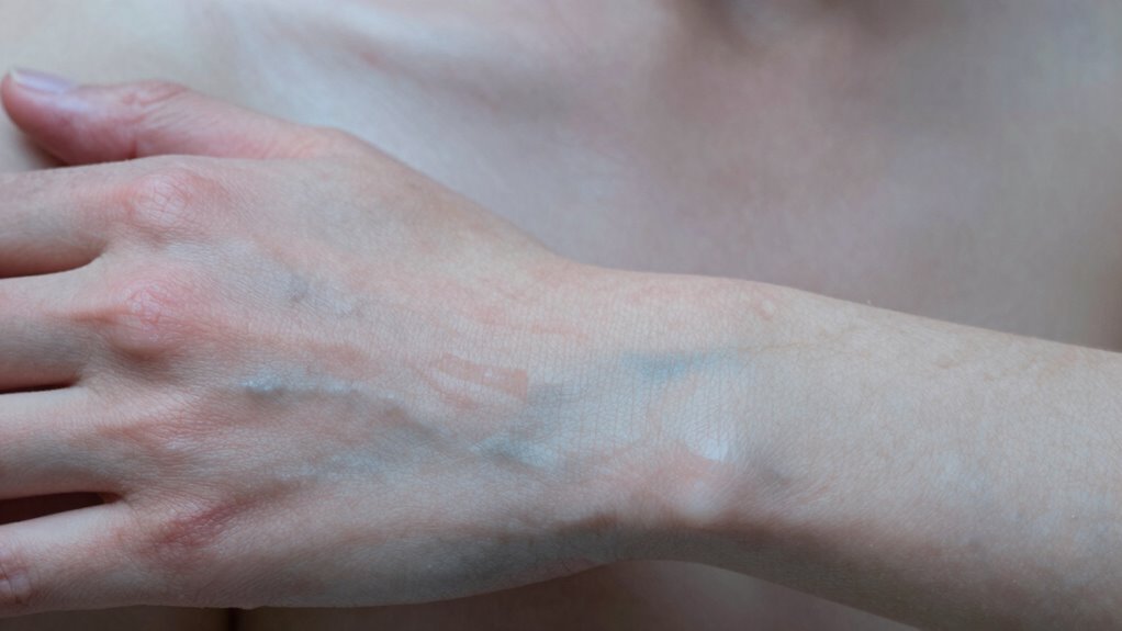 core and skin temperature