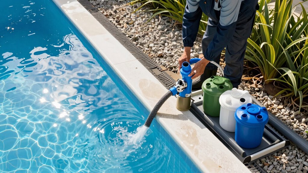 dispose of backwash responsibly