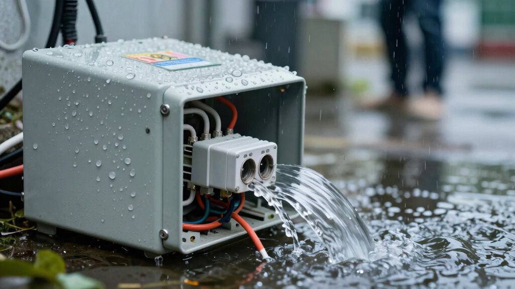 ensure electrical safety near water