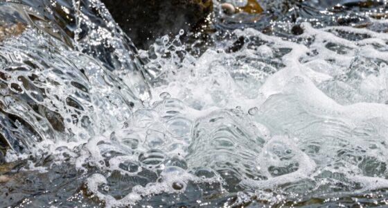 foam indicates water contamination