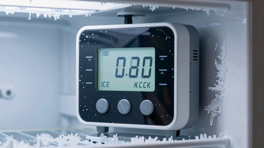 freezer cycling and ice buildup