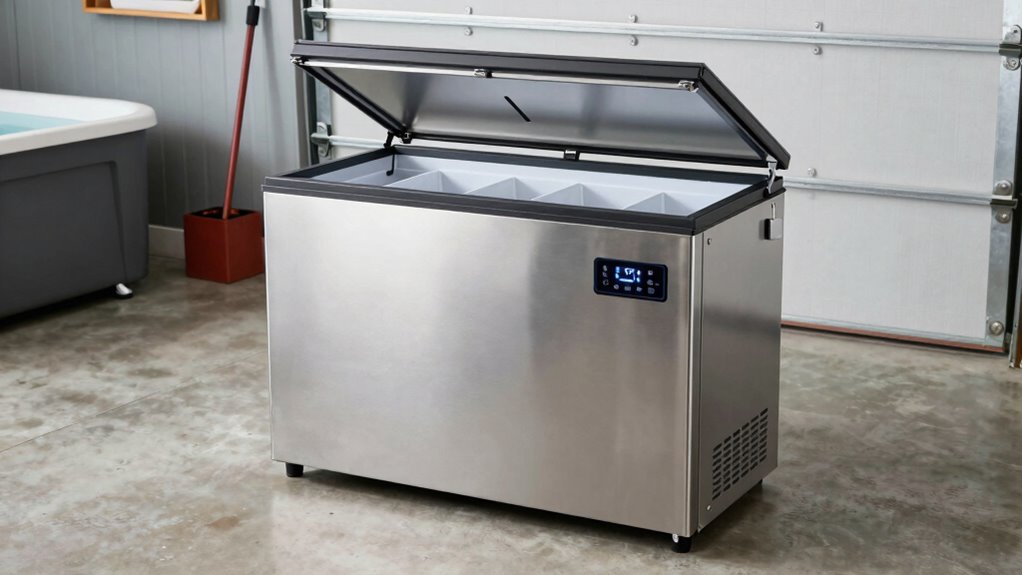 garage freezer cold plunge considerations