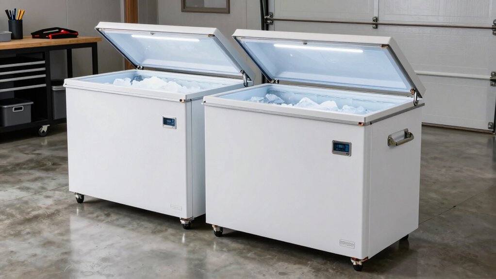 garage freezer selection tips