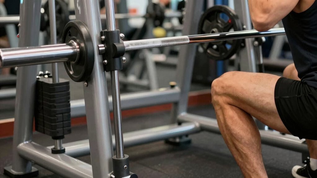 guided barbell for targeted exercises