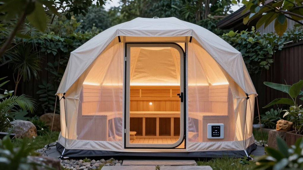 home sauna tent considerations
