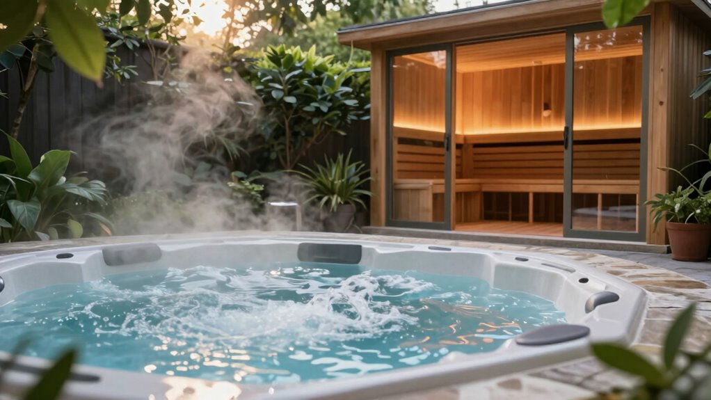 hot tub or sauna choice