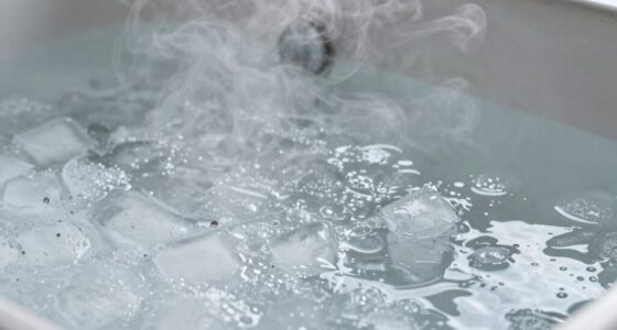 ice bath water cloudiness