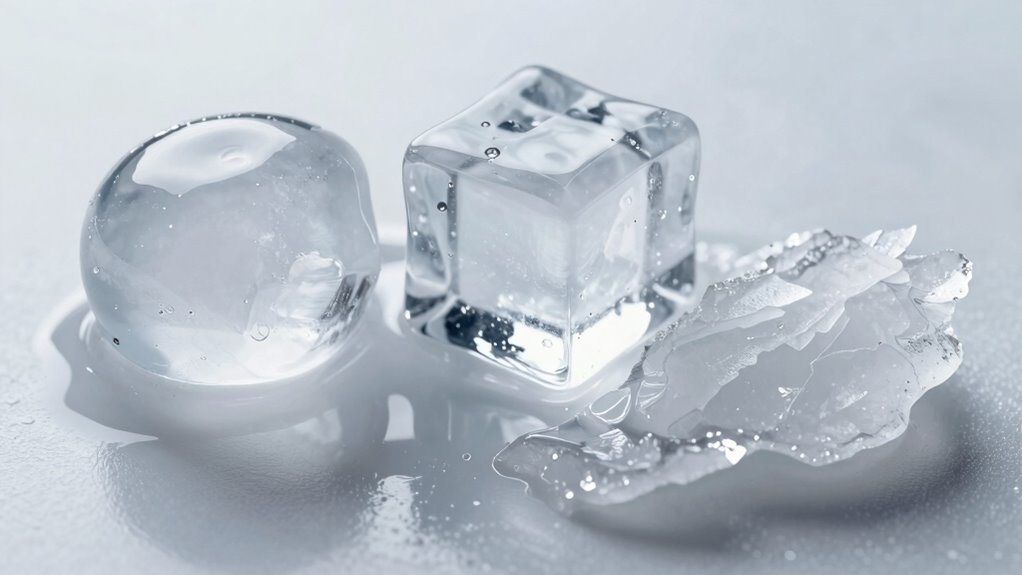 ice shape affects melting