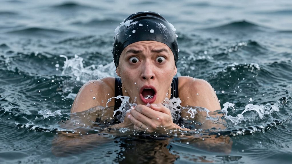 identify cold water shock symptoms