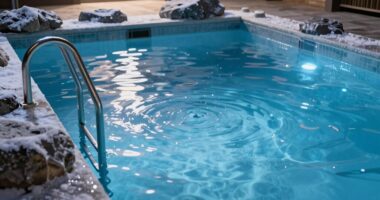 illuminated cold plunge safety