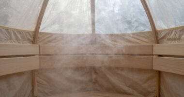 improper setup traps moisture