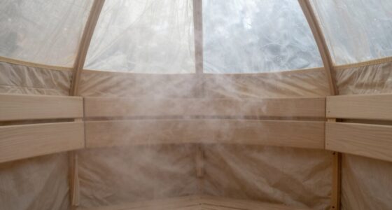 improper setup traps moisture