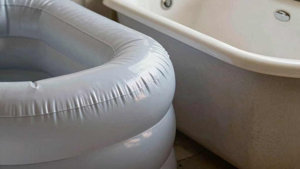 inflatable vs hard tub durability