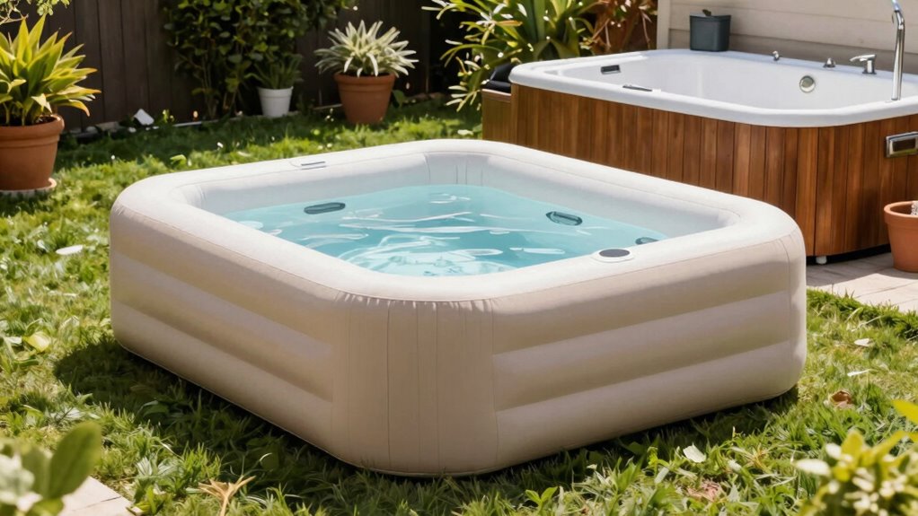 inflatable vs hard tubs