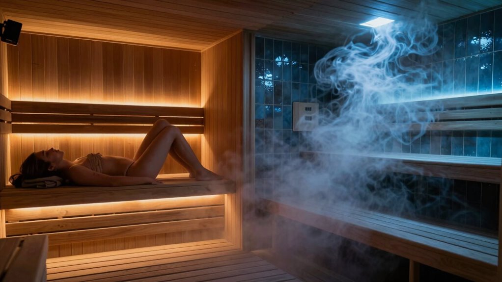 infrared heats directly steam surrounds