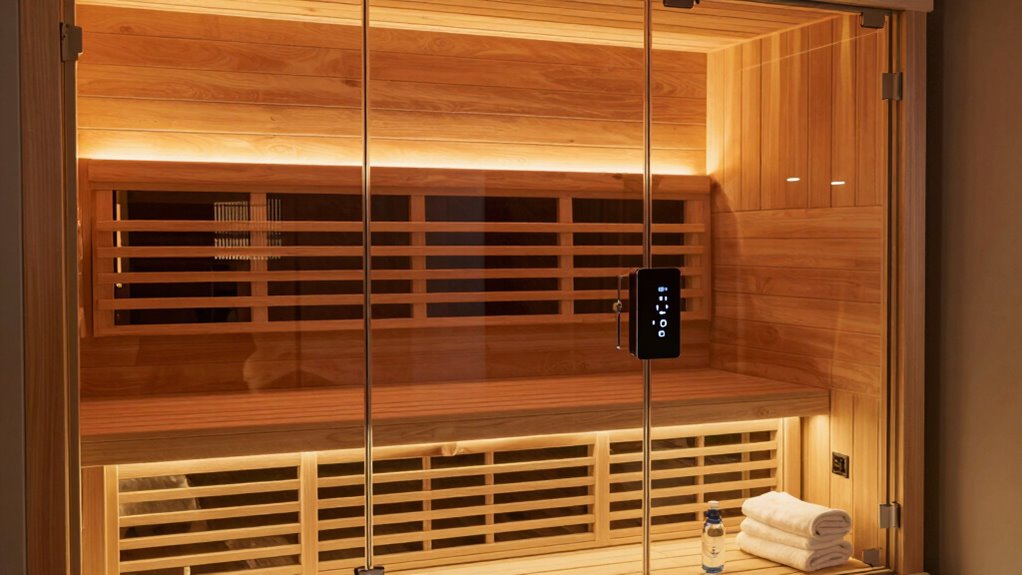 infrared sauna features