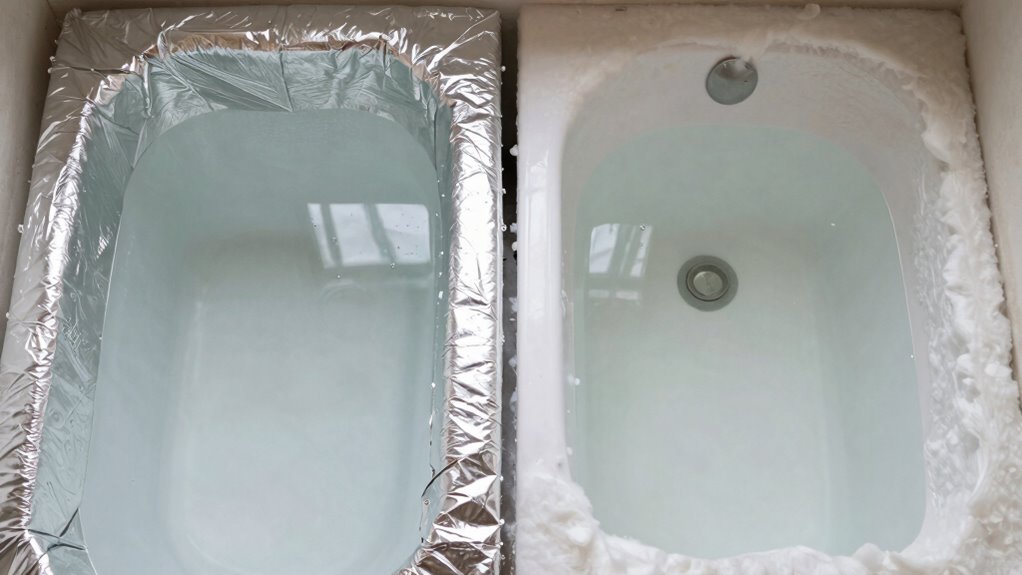 insulation enhances bath comfort