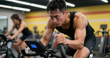 intense air bike workouts