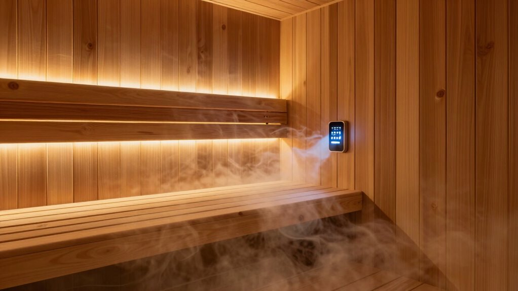 key recovery sauna features