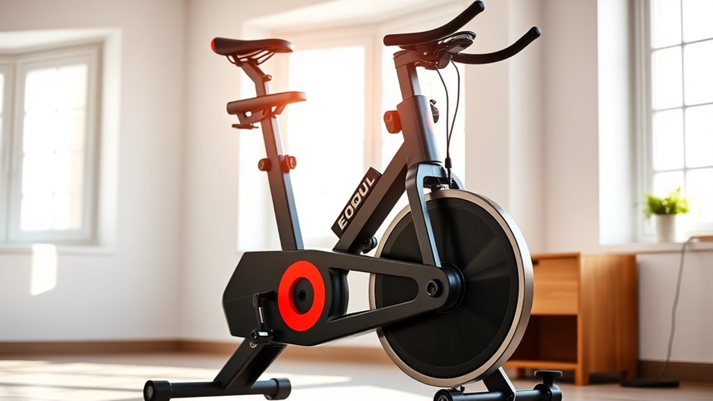 key spin bike features