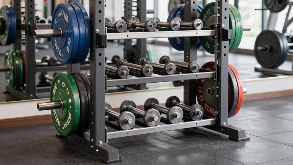 key weight rack features