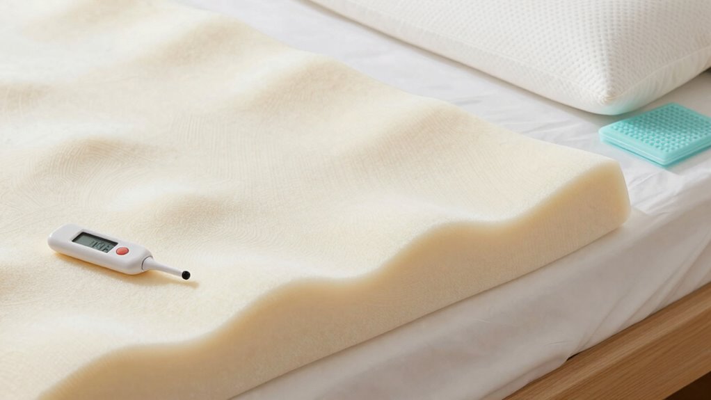 memory foam heat retention